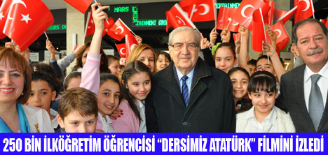 250 BİN ÖĞRENCİ DERSİMİZ ATATÜRKDE