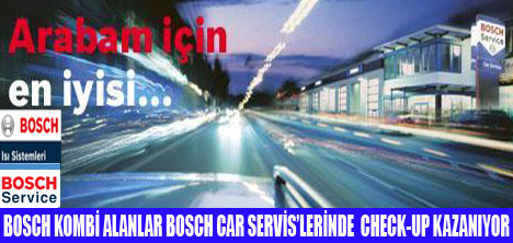 BOSCH 'TAN CHECK-UP KAMPANYASI