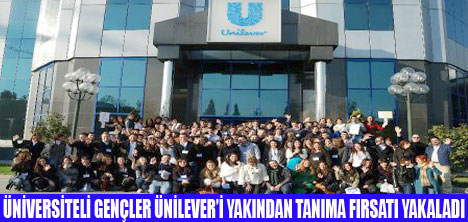 ÜNİVERSİTE ÖĞRENCİLERİ UNİLEVERDE