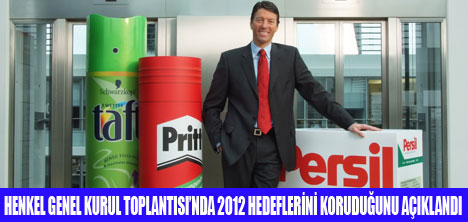 HENKELİN 2012 HEDEFLERİ DEĞİŞMEDİ