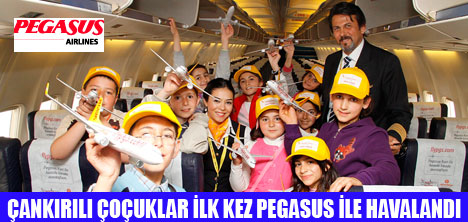 ÇOCUKLAR PEGASUS İLE HAVALANDI