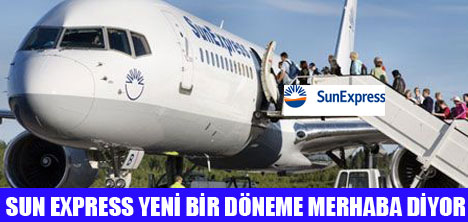 SUNEXPRESS GELECEĞE MERHABA DİYOR