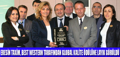 BEST WESTERNDEN ERESİNE MEKTUP