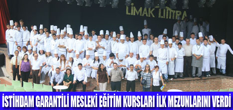 LİMAK AKADEMİ İLK MEZUNLARINI VERDİ