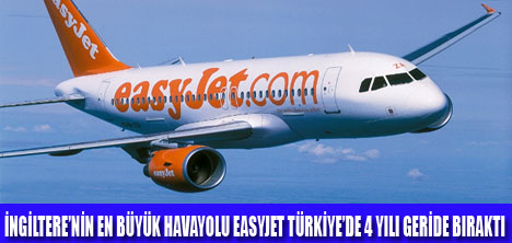 EASYJET TÜRKİYEDE 4 YAŞINDA