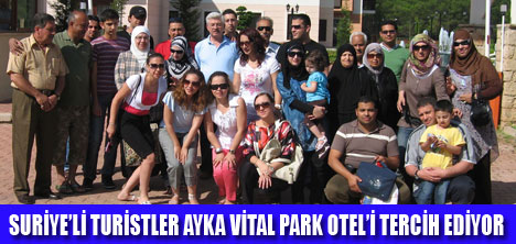 SURİYELİ TURİSTLER KEMERDE