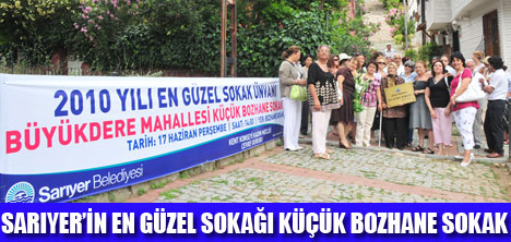 2010 YILI EN GÜZEL SOKAK ÜNVANI