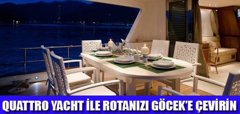 QUATTRO YACHT İLE MAVİ YOLCULLUK