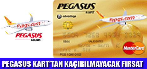 PEGASUS KART İLE 1.000 VE UÇ