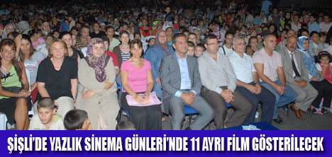 ŞİŞLİDE YAZLIK SİNEMA GÜNLERİ BAŞLADI