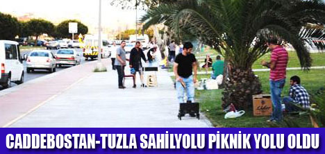 SAHİLYOLUNDAN PİKNİK MANZARALARI