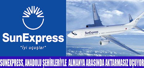 SUNEXPRESS BİR İLKE İMZA ATIYOR