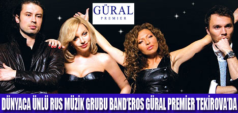 BANDEROS  GÜRAL'DA KONSER VERECEK