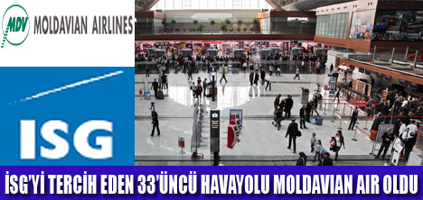 MOLDAVIAN AIR  ISG'Yİ TERCİH ETTİ