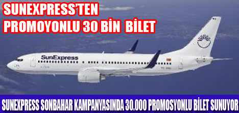 SUNEXPRESSTEN 30BİN PROMOYONLU BİLET