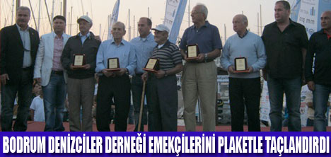 BODRUMDA DENİZCİLER ÖDÜLLENDİRİLDİ