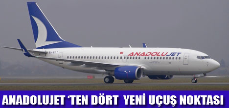 ANADOLUJET TEN YENİ HATLAR