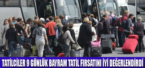 TRAFİKTE BAYRAM YOĞUNLUĞU