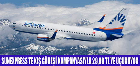 SUNEXPRESSTE KIŞ GÜNEŞİ KAMPANYASI