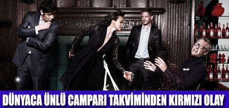 CAMPARI TAKVİMİNDE İLK ERKEKYILDIZ