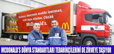 MCDONALDS TEDARİKÇİLERİYLE ZİRVEDE