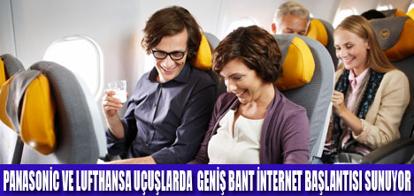 LUFTHANSA İNTERNET HİZMETİ VERİYOR