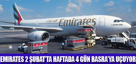 EMIRATES BASRA UÇUŞLARINI BAŞLATIYOR