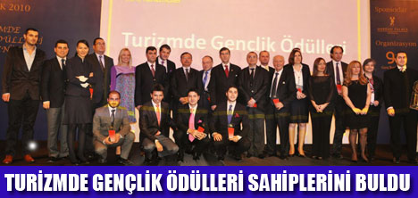 TURİZMDE GENÇLİK ÖDÜLLERİ VERİLDİ