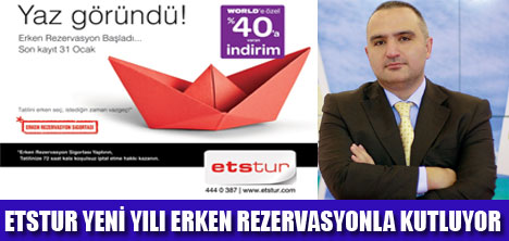 ERKEN REZERVASYONDA % 40 İNDİRİM