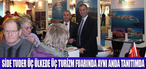 TUDER ÜÇ ÜLKEDE ÜÇ TURİZM FUARINDA