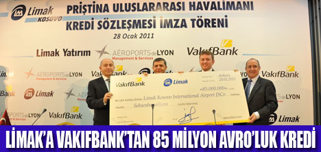 LİMAKTAN 85 MİLYON AVROLUK  PROJE