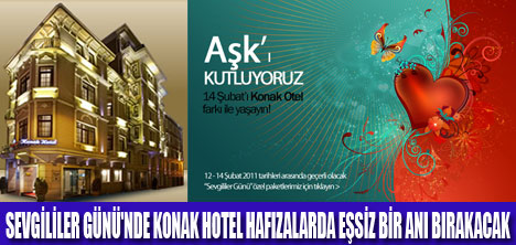 KONAK OTEL AŞK'I KUTLUYOR