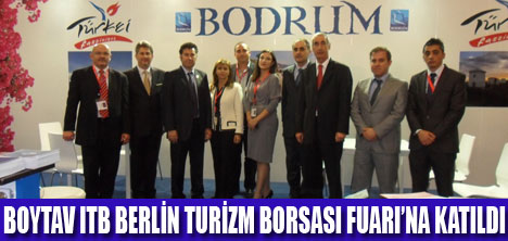 BODRUM ITB BERLİN TURİZM FUARINDA