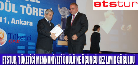 ETSTURA  TÜKETİCİ MEMNUNİYET ÖDÜLÜ