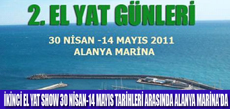 ALANYA MARİNA DA 2.EL YAT GÜNLERİ