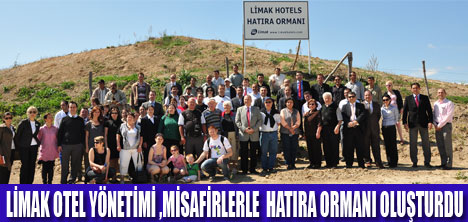 LİMAK HOTELSDEN AĞAÇ DİKİM KAMPANYASI