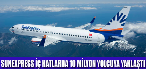 SUNEXPRESS'İN  İÇ HATLARDA 5. YILI