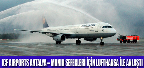 LUFTHANSA ANTALYA'DAN MÜNİH'E UÇUYOR