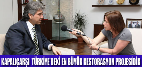 KAPALIÇARŞI  RESTORASYONU 100 MİLYON $