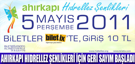 HIDRELLEZ ŞENLİKLERİNE GİRİŞ 10 TL