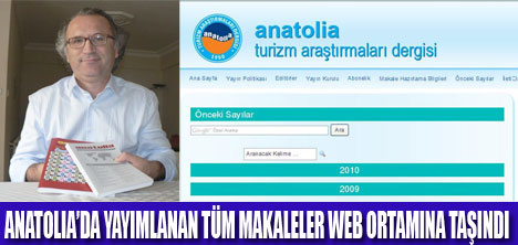 ANATOLİA DERGİSİ WEB SİTESİNE TAŞINDI