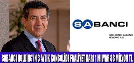 SABANCI'NIN  FALİYET KARI ARTIYOR