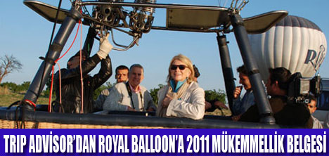 ROYAL BALLOONA MÜKEMMELLİK BELGESİ