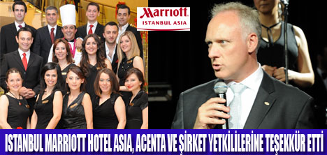 ISTANBUL MARRIOTT HOTEL TEŞEKKÜR ETTİ