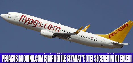 PEGASUS,BOOKING.COM İŞBİRLİĞİ