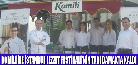 LEZZET FESTİVALİNE KOMİLİ  DAMGASI