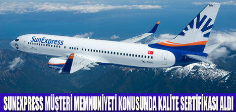 SUNEXPRESSE KALİTE SERTİFİKASI