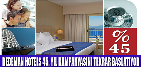 DEDEMAN'IN 45. YILINDA %45 İNDİRİM