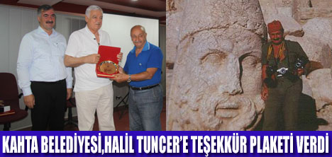 HALİL TUNCERE TEŞEKKÜR PLAKETİ