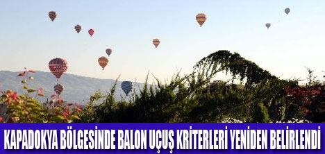 BALON UÇUŞ LİMİTLERİ DEĞİŞTİ